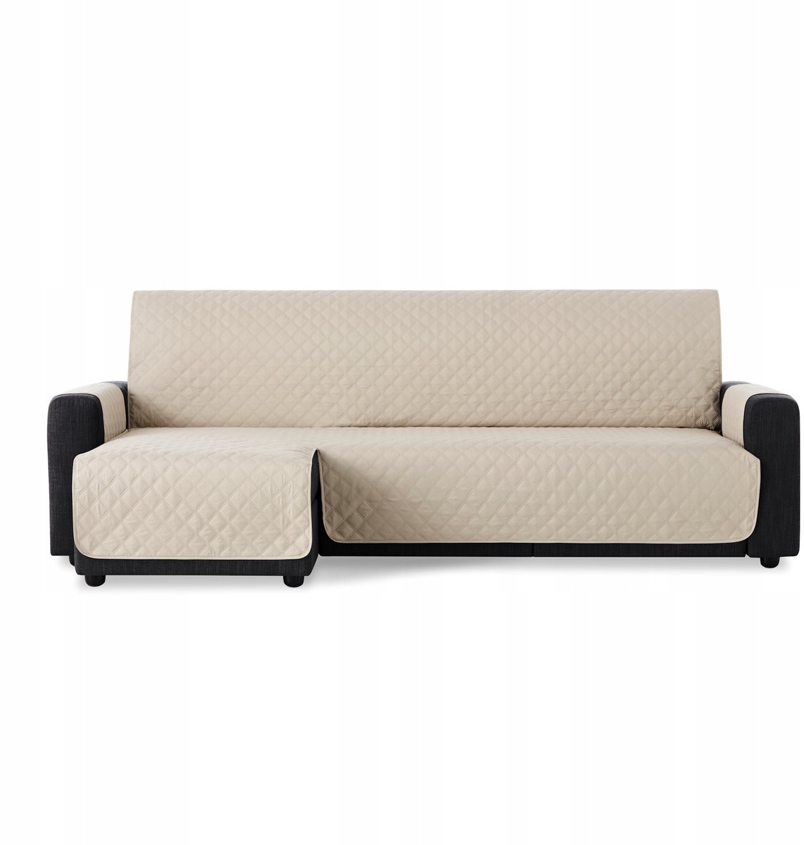 Merkloos Hoekbank Beschermhoes 240cm Beige - Pikant & Dierbestendig