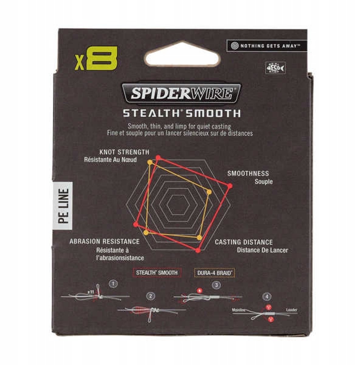 Spiderwire Stealth Smooth8 PE Vlechtlijn 0,13mm x 150m Translucent