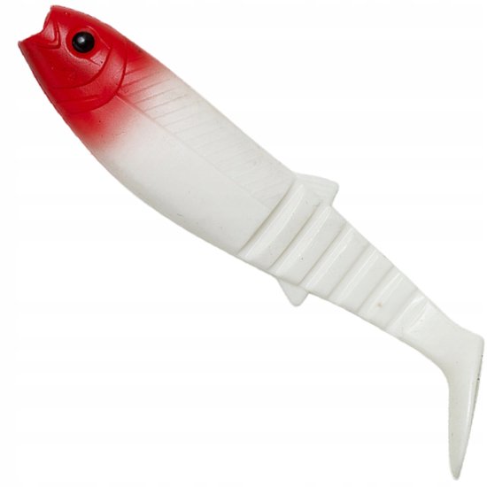 Savage Gear Cannibal 12,5cm 20g Red Head - Zachte Kunstaas Vissen van Merkloos — afbeelding 5
