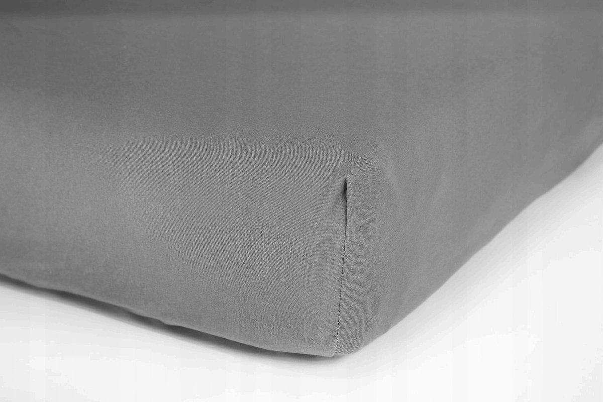 Jersey Hoeslaken met Elastiek Grijs 220x200 cm