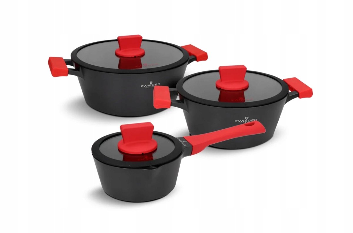 Zestaw Garnków Obsidian 6 El. - Kwaliteit & Functionaliteit