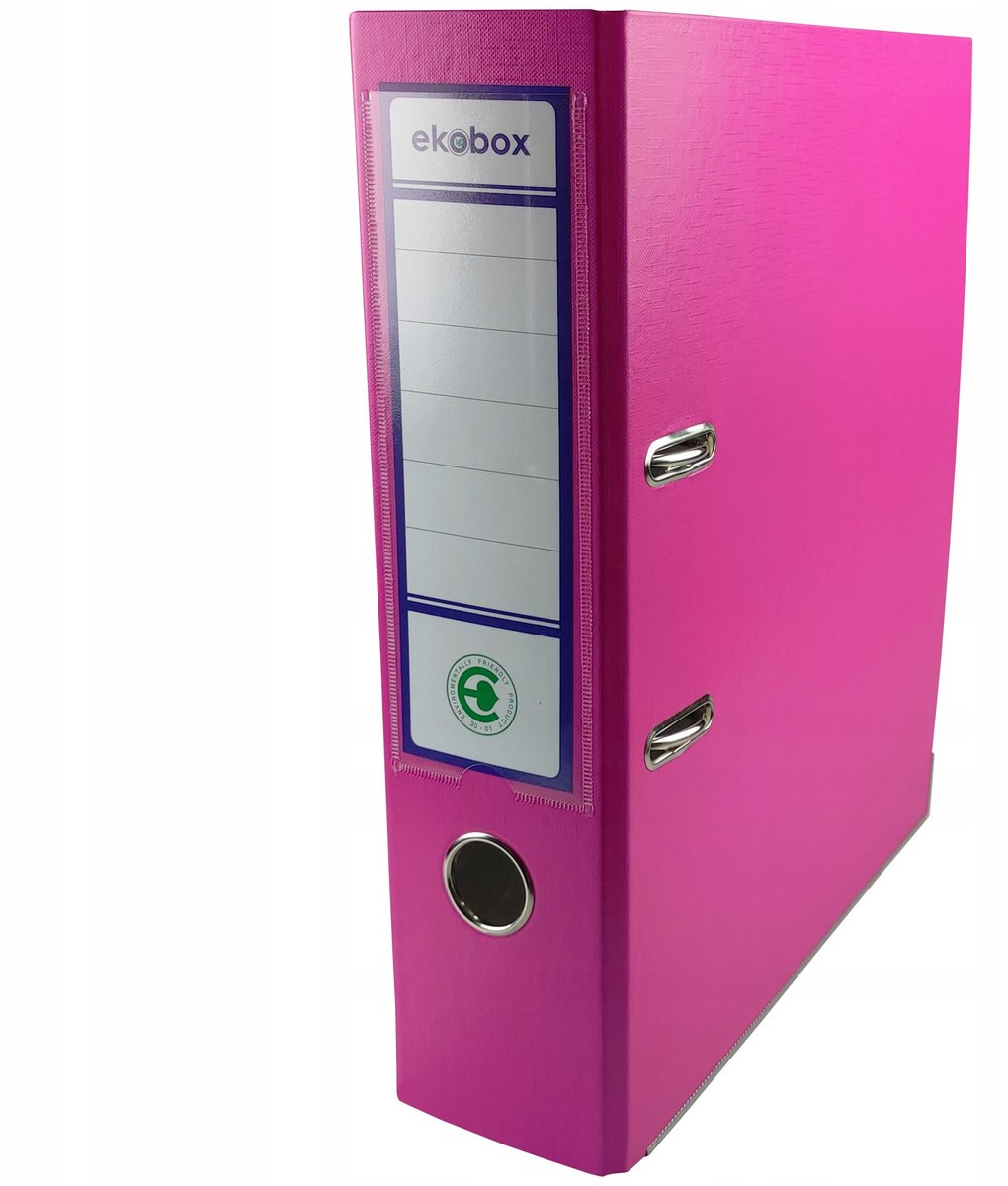 A4 PP EKOBOX Ringband 80mm Roze - Documenten ordenen