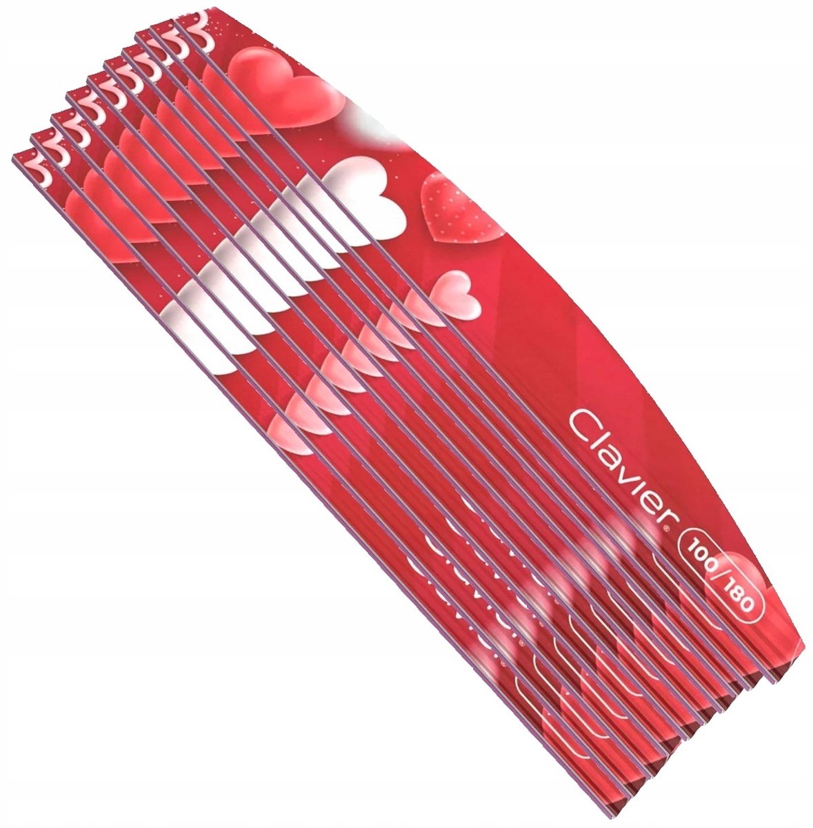 Clavier Nagelvijlen Laars 100/180 LOVE Hart Set 10 stuks