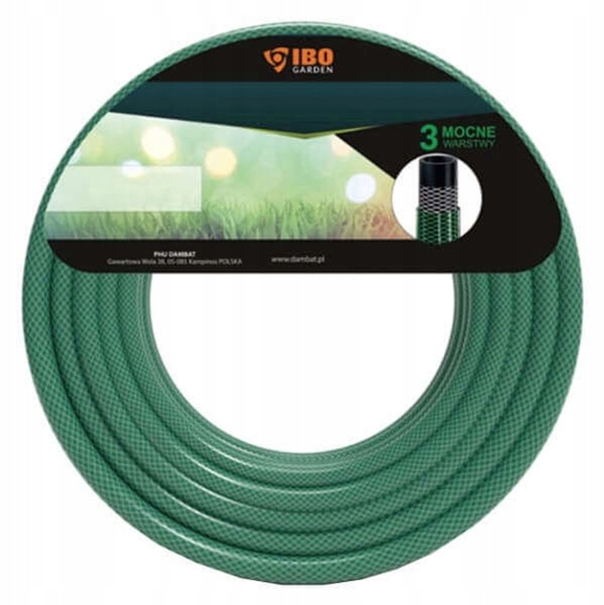 3-laags tuinslang 3/4" 20m - Sterk & UV-bestendig