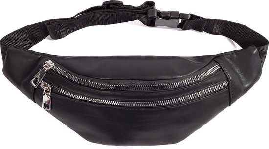VX VONXURY Dames Sling Rugzak van PU Leer - Multifunctionele Kruisbody Heuptas met Verstelbare Band - Compacte Borsttas voor Alledaags Gebruik