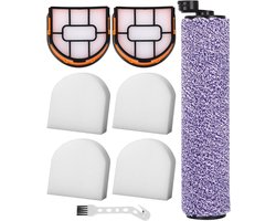 Geschikt voorShark Vervangende Borstelrol en Filter WDB1F2 voor HydroVac XL 3-in-1 Stofzuiger Accessoires: 1 rolborstel, 1 reinigingsborstel, 2 filters, 4 filterpads