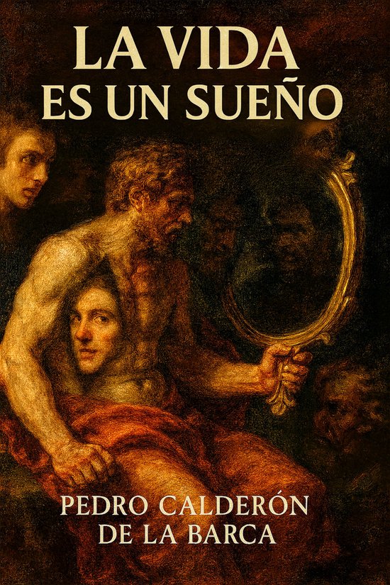 Boekomslag van La vida es un sueño met een klassiek schilderij van een man met een spiegel.