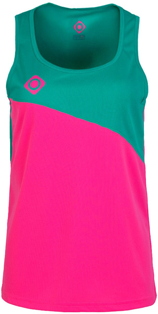 Izas Saldon V2 Mouwloos T-shirt Vrouw Ceramic / Fucsia Fluor