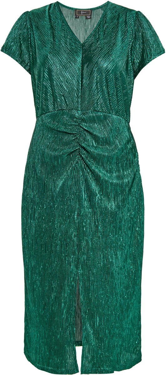 Faina Jurk donkergroen
