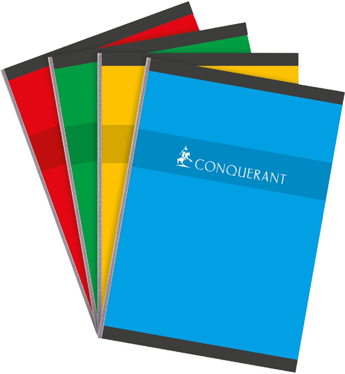 CONQUÉRANT SEPT geruit schrift, geniet, 240 × 320 mm, 96 vel