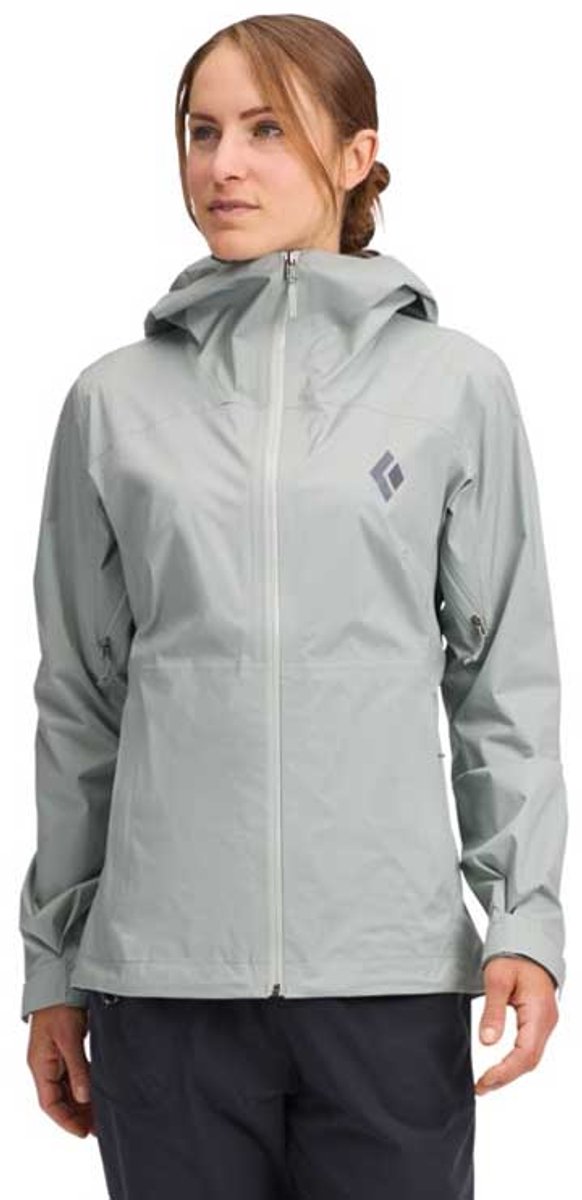 Diamond Fineline Stretch Shell Jas Vrouw Agave
