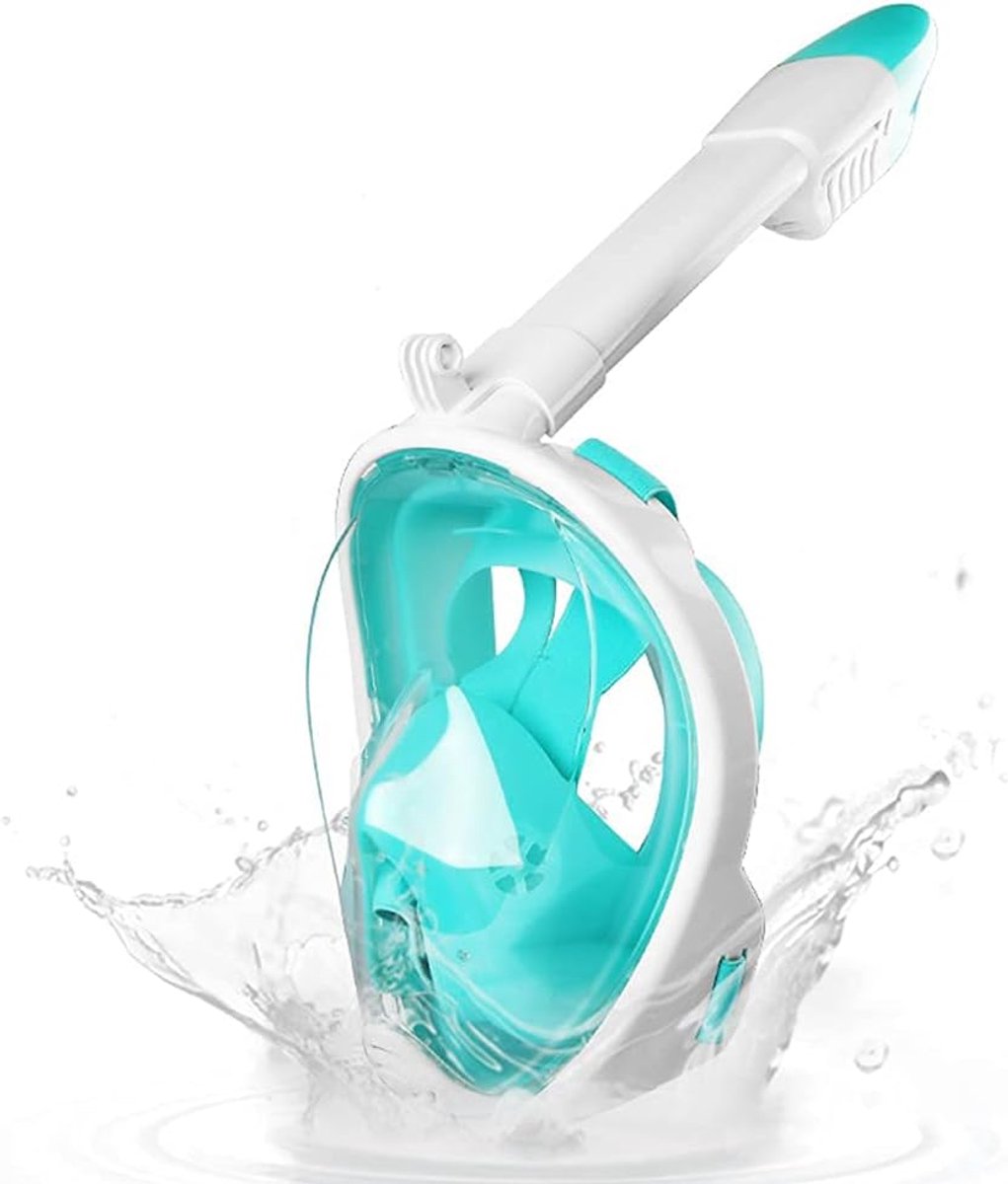 Snorkelduikmasker – Panoramisch HD Scuba Snorkelmasker, Anti-condens Zwemmasker, Geharde Glazen Snorkelbril, Scuba Duik Snorkelmasker met Siliconen Rokband voor Droog Snorkelen, Zwemmen – groot Snorkelduikmasker – Panoramisch HD Scuba Snorkelmasker, Anti-condens Zwemmasker, Geharde Glazen Snorkelbril, Scuba Duik Snorkelmasker met Siliconen Rokband voor Droog Snorkelen, Zwemmen – groot