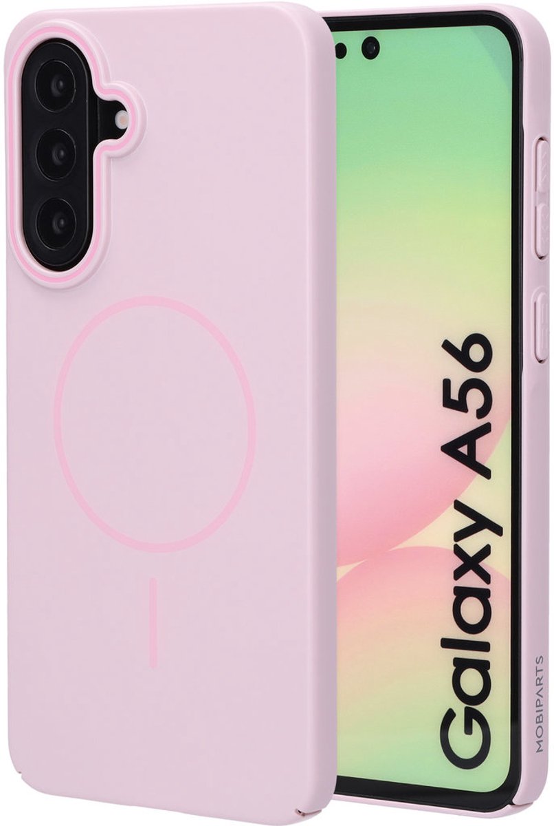 Mobiparts Slim Line Case geschikt voor Samsung Galaxy A56 - MagSafe Blush - Roze