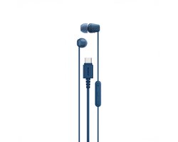 Sony IER-EX15C – In-ear USB-C oordopjes met microfoon - Blauw
