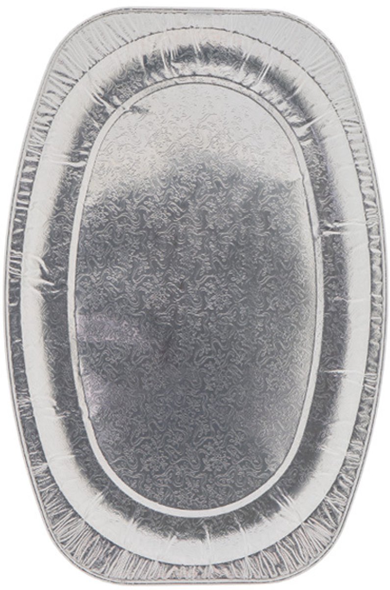 Aluminium serveerschaal Ovaal 55cm - 50 st/ds.