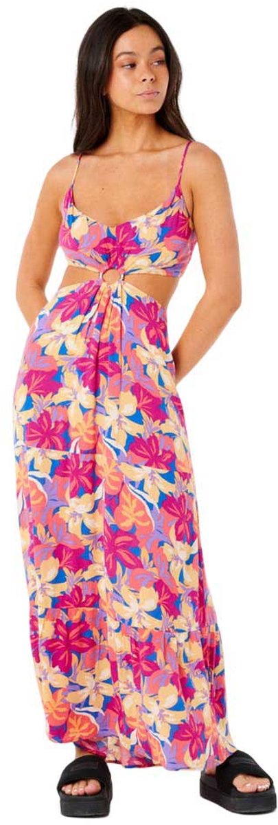 Rip Curl Es Vedra Lange Jurk Veelkleurig XS Vrouw Multicolor