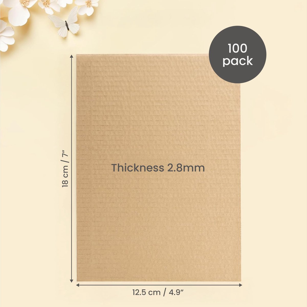 Enveloppe en carton C6 personnalisée de haute qualité Enveloppe en papier kraft