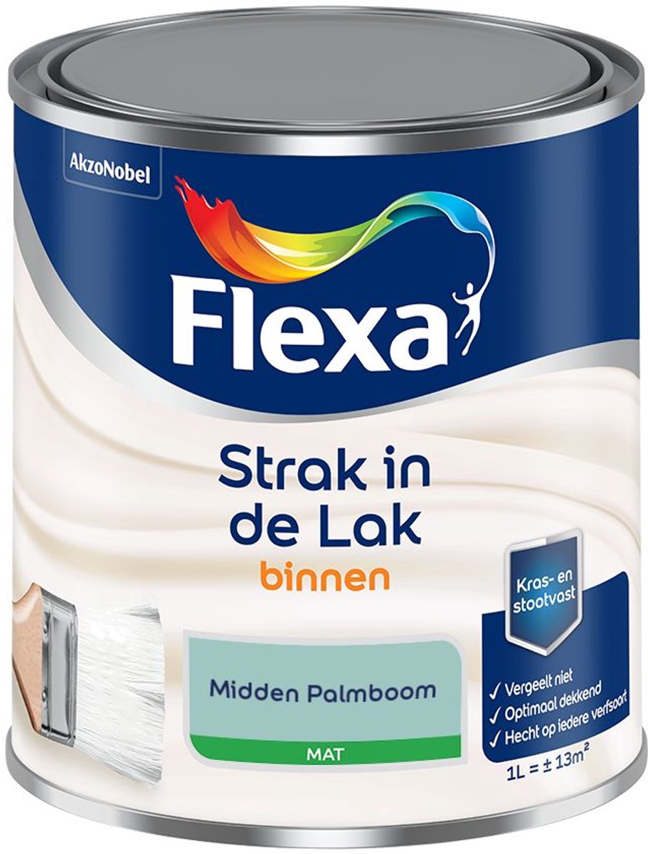Flexa - Strak in de Lak Binnenlak Mat - Midden Palmboom - Mengverf - 1 L