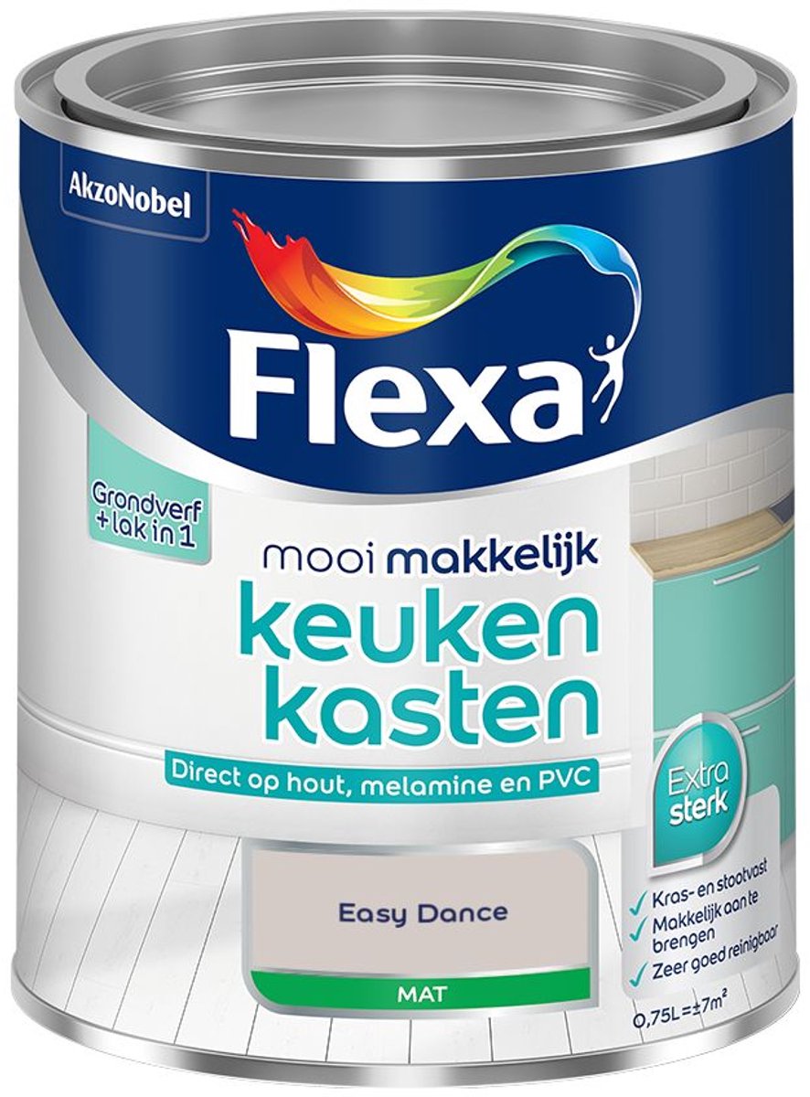 Flexa - Mooi Makkelijk Keukenkasten Mat - Easy Dance - Kleur van het jaar 2026 - Mengverf - 0.75 L