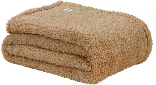 DoubleDry Teddy Fleece Deken - Ultrazacht - 130x170 cm - Beige