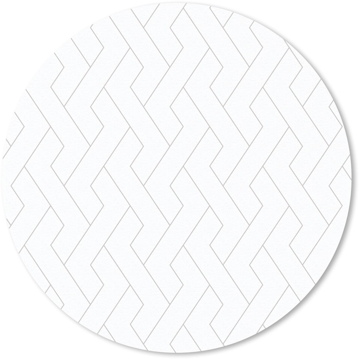 Muismat rond 40x40 cm - Mousepad Grafisch - Patroon - Modern - Ronde muismatten