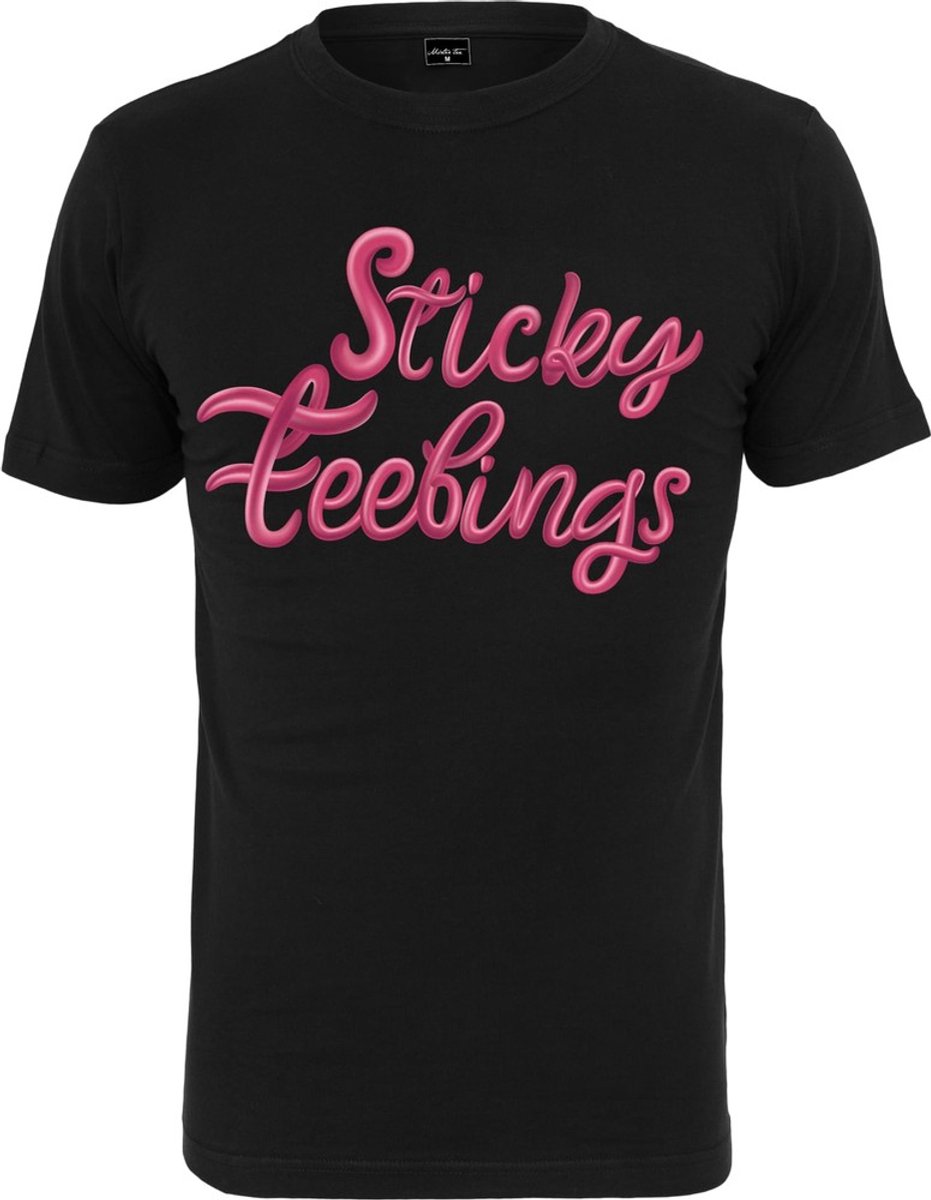 Mister Tee Sticky Feelings Heren T-shirt L Zwart