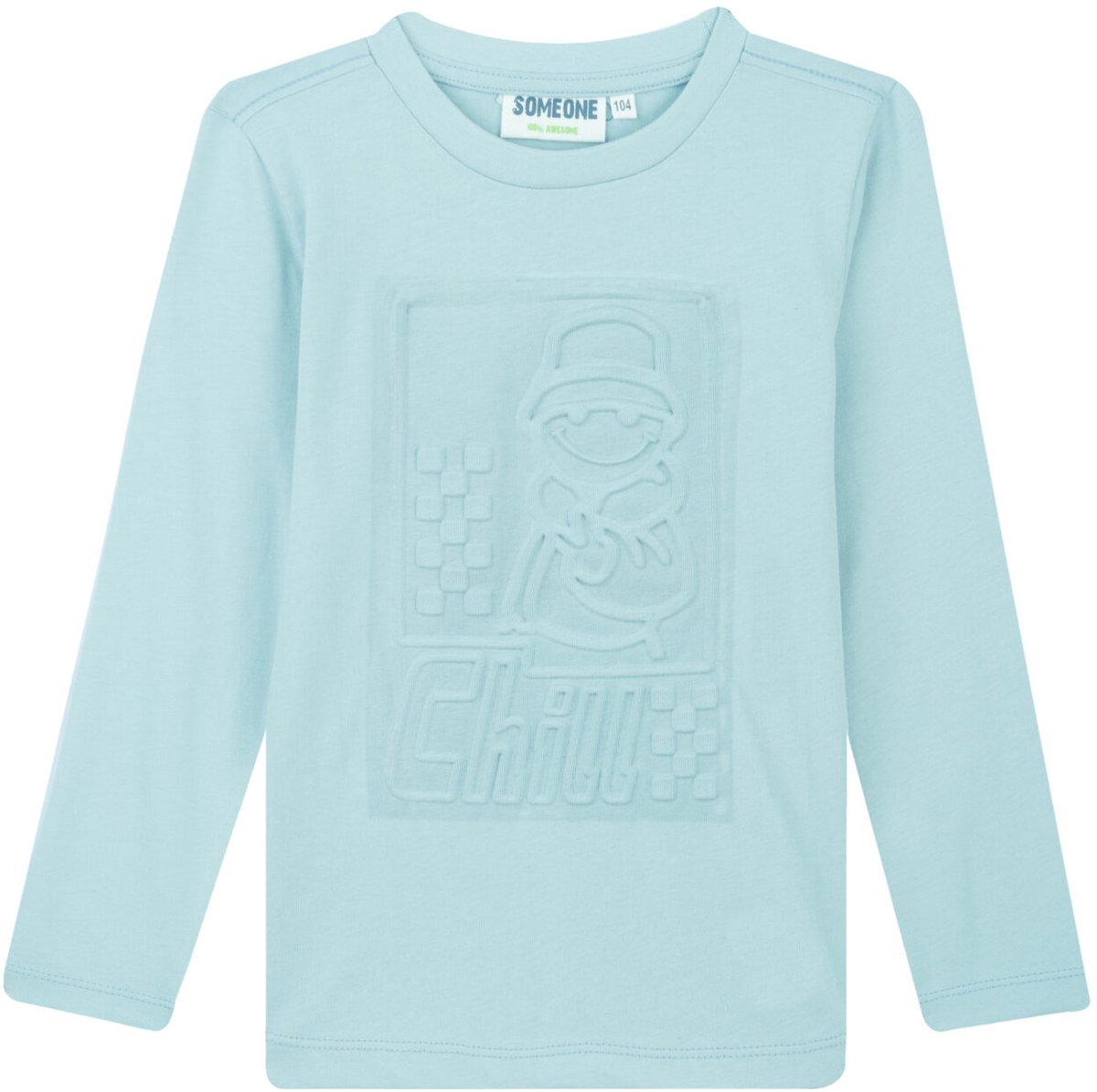 Someone - Jongens trui - Maat 116 - Jongens - Old light blue -
