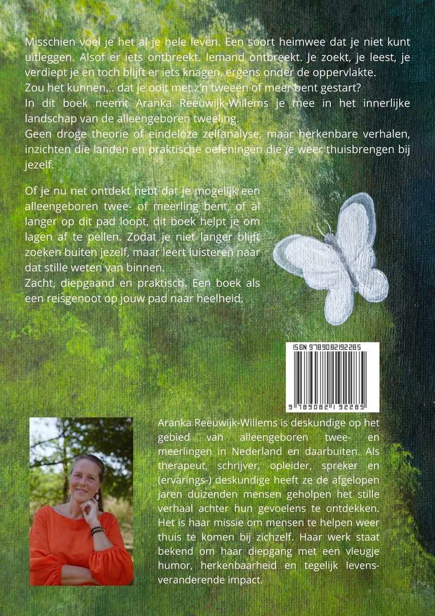 Twee zielen, één reis - back cover