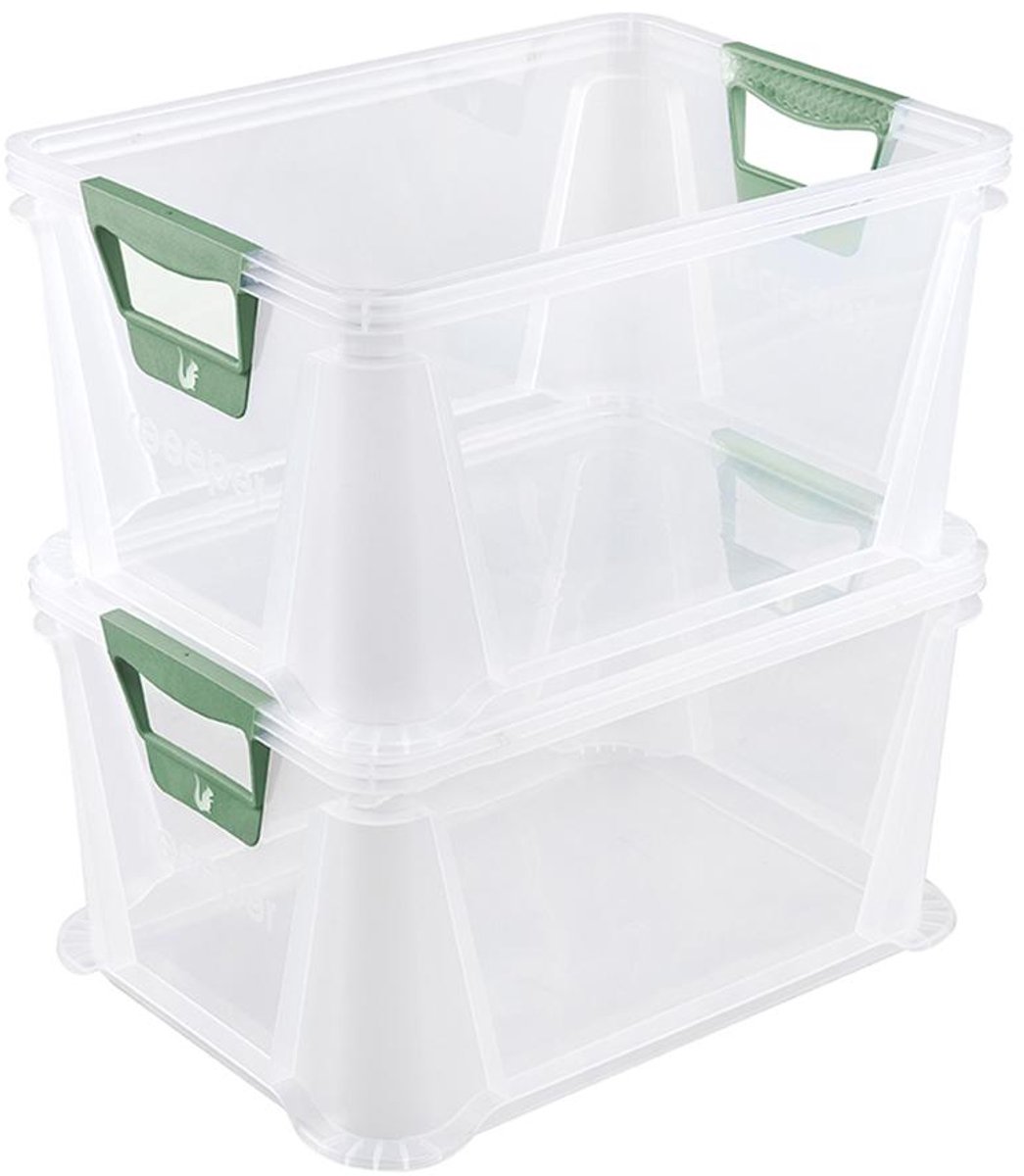 keeeper Opbergbox 'luis', 45 liter, transparant