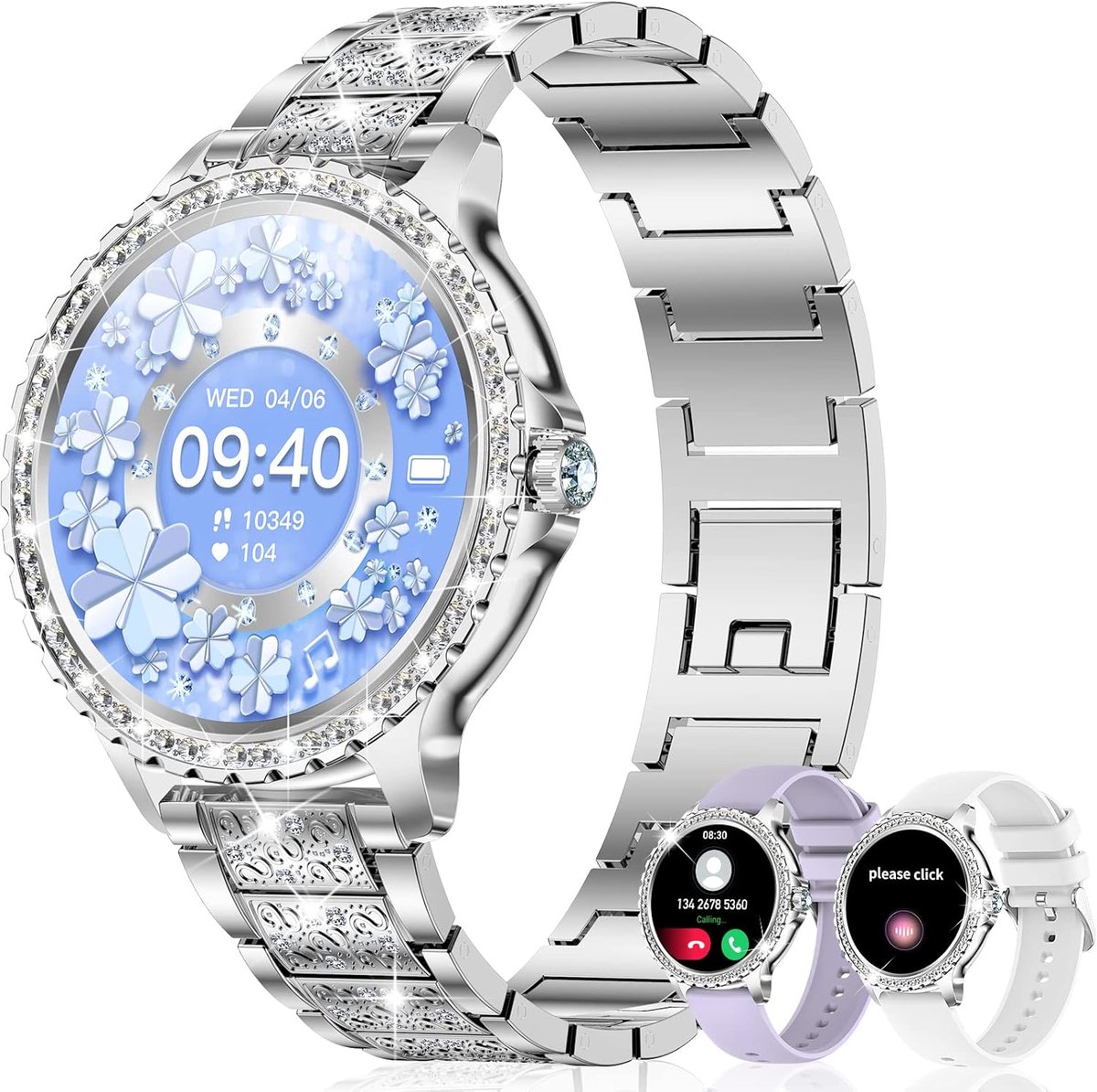 Stijlvolle Smartwatch voor Dames met Telefoonfunctie en Sportmodi