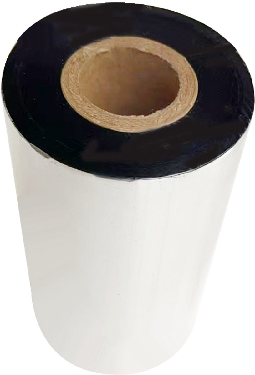 Thermotransfer lint zwart wax 110mm x 300m voor Zebra printers