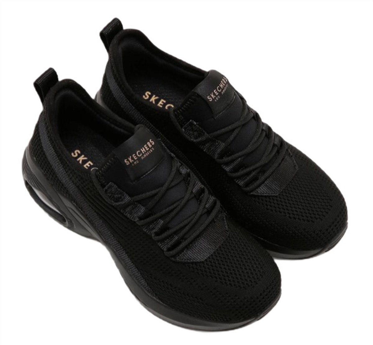 Skechers Muno dames sneaker - Zwart zwart