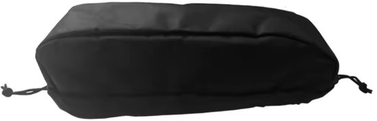 Waterdichte Batterijhoes – 1680D Oxford + 190T Polyester – Stofdicht En Modderbestendig – Met Trekkoord – Zwart – 40x12x9 Cm