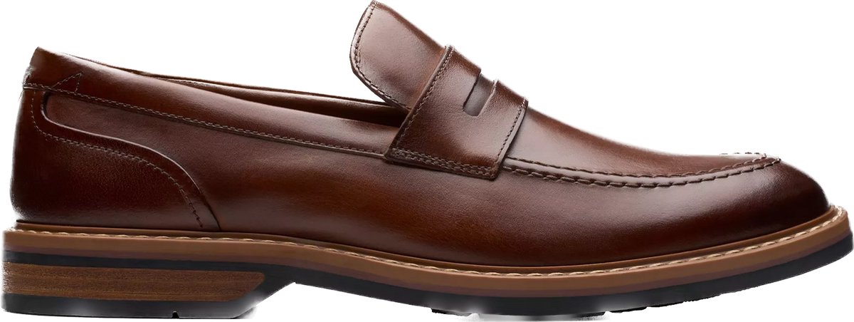 Clarks Shoes Aldwin Step Loafers Bruin EU 44 1/2 Man