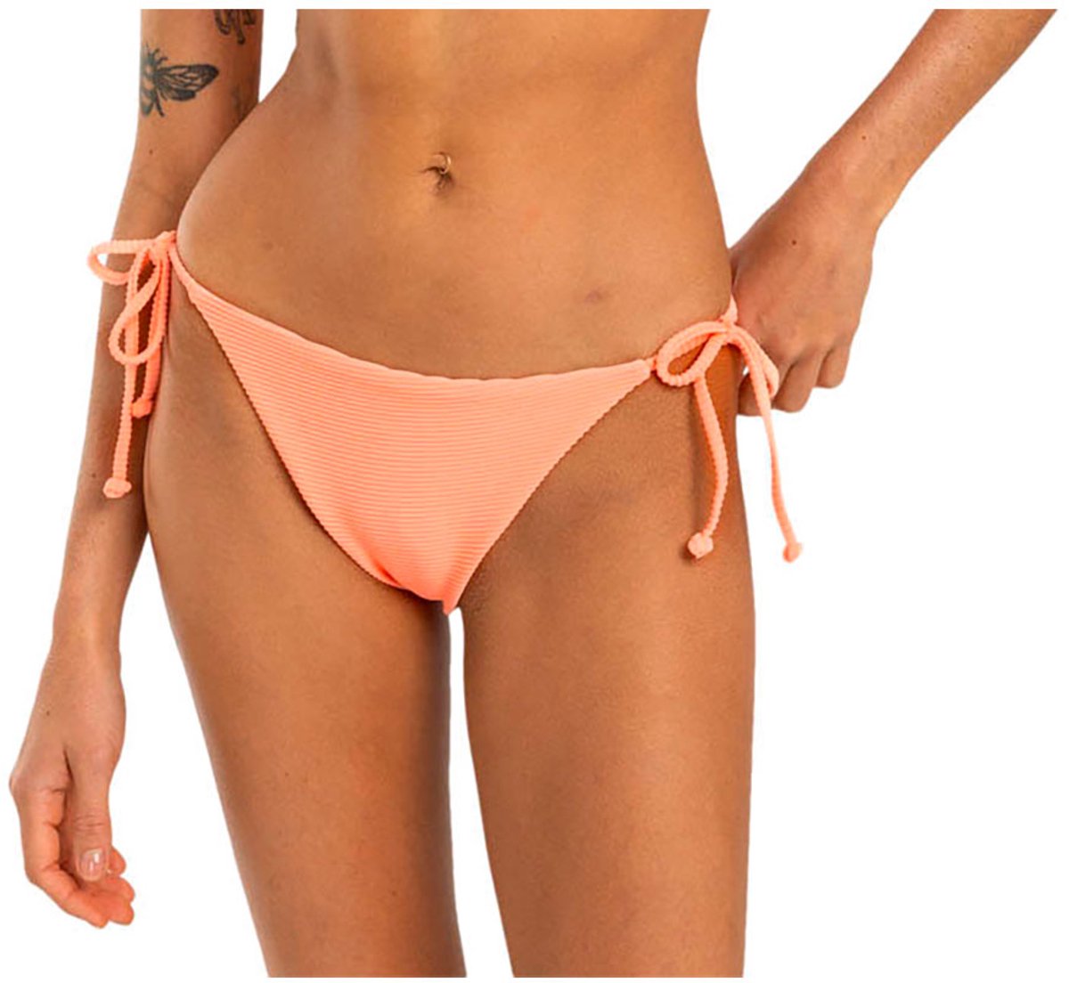 Billabong Tanlines Tie Side Tropic Bikinibroekje L Vrouw Peach Tart