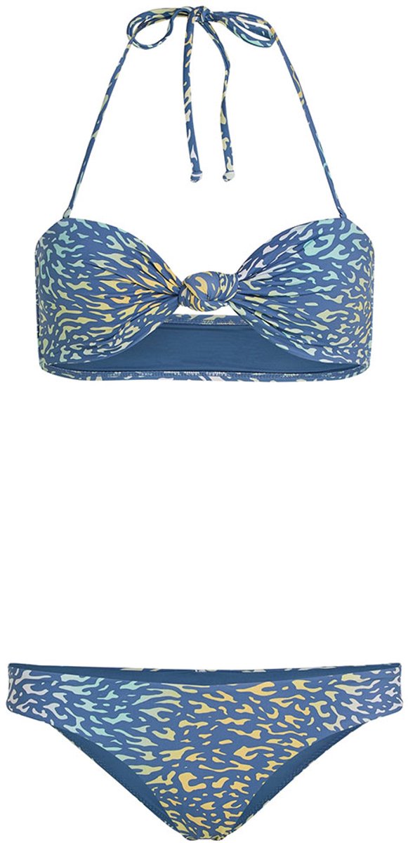 O´neill Knot Bandeau Matira Bikini 36 Vrouw Geel