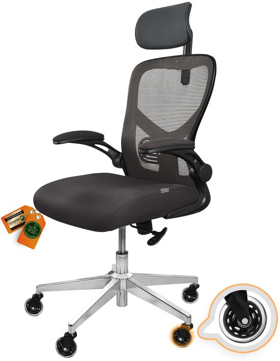 CLOUVOU SmartSeat Ergonomische Bureaustoel voor Kantoor - CLOUVOU - €169,98