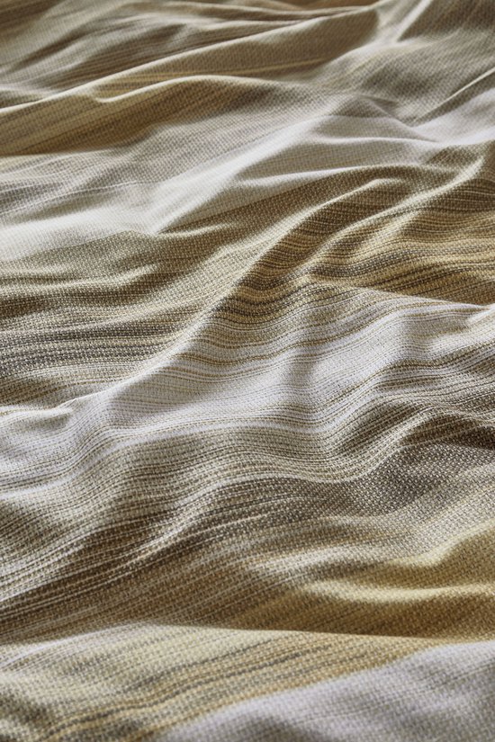 Beddinghouse Elie dekbedovertrek - Lits-Jumeaux - 240 x 200/220 cm - Naturel van Merkloos — afbeelding 3