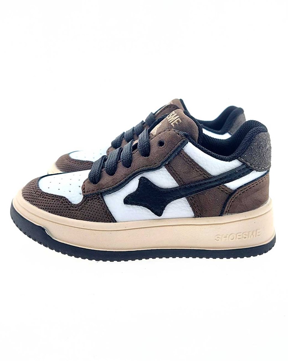 Shoesme NO25W015 sneaker bruin combi