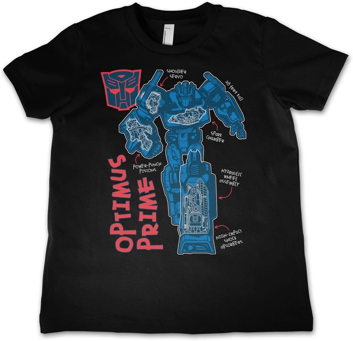 Transformers Kinder-T-shirt Optimus Prime Kids Tee HSB-12-TF1202-DTF556