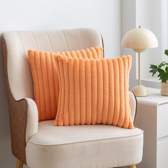 ZWJD Kussensloop 50x50 Set van 2 Chenille Kussenslopen, Sofa Kussenhoezen, Decoratieve Kussens, Zachte Sofa Kussenhoezen voor Bank, Bed en Woonkamer, Huisdecoratie, Luxe Decoratieve Kussenhoezen