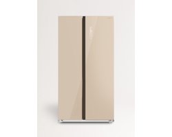 CREATE FRIDGE STUDIO SIDE BY SIDE 550 - Amerikaanse koelkast - Beige