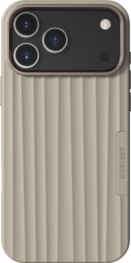 Étui Nudient Bold MagSafe pour Apple iPhone 17 Pro Max Lin - Beige