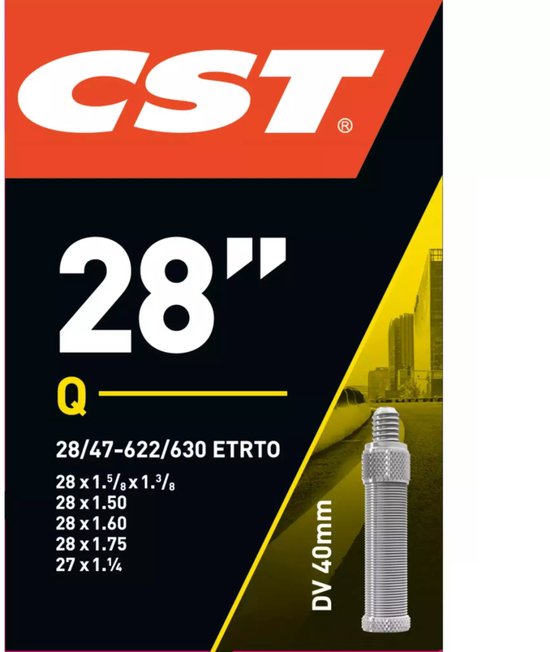 CST binnenband – 28 inch – Hollands ventiel 40mm