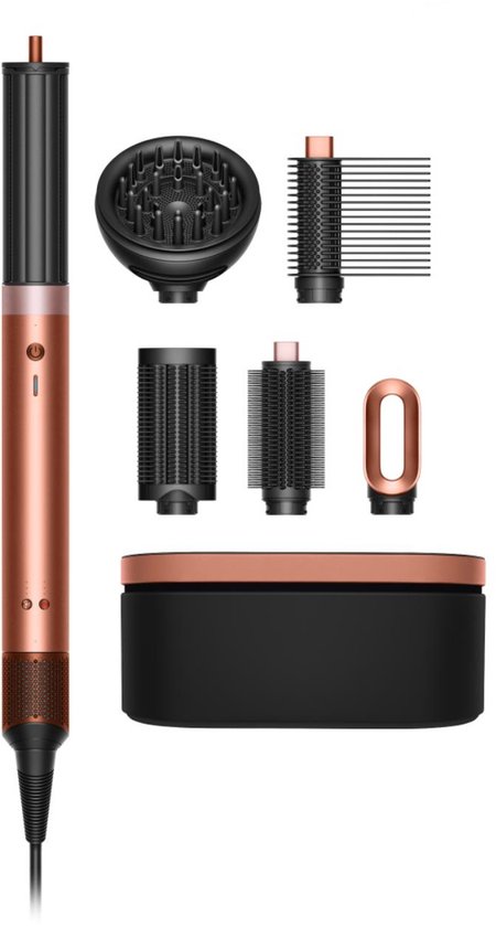 Foto: Dyson airwrap co anda2x curly coily multistyler f hnborstel krulborstel amber silk pink champagne