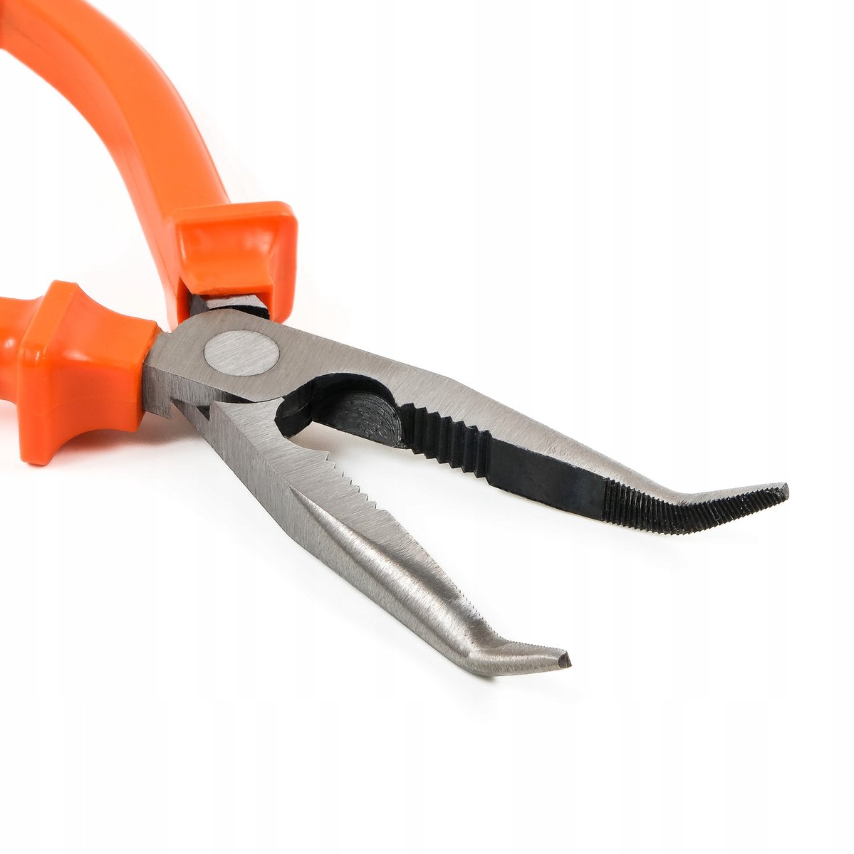 Verlengde Gebogen Tang Cr-V 160 mm met Kunststof Handvatten