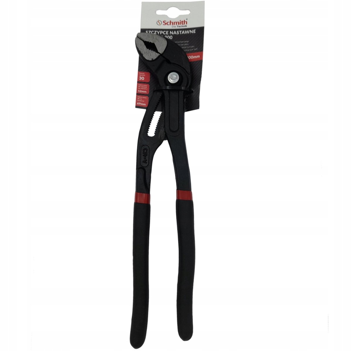 Verstelbare pijptang Schmith 30 cm, 52-69 mm