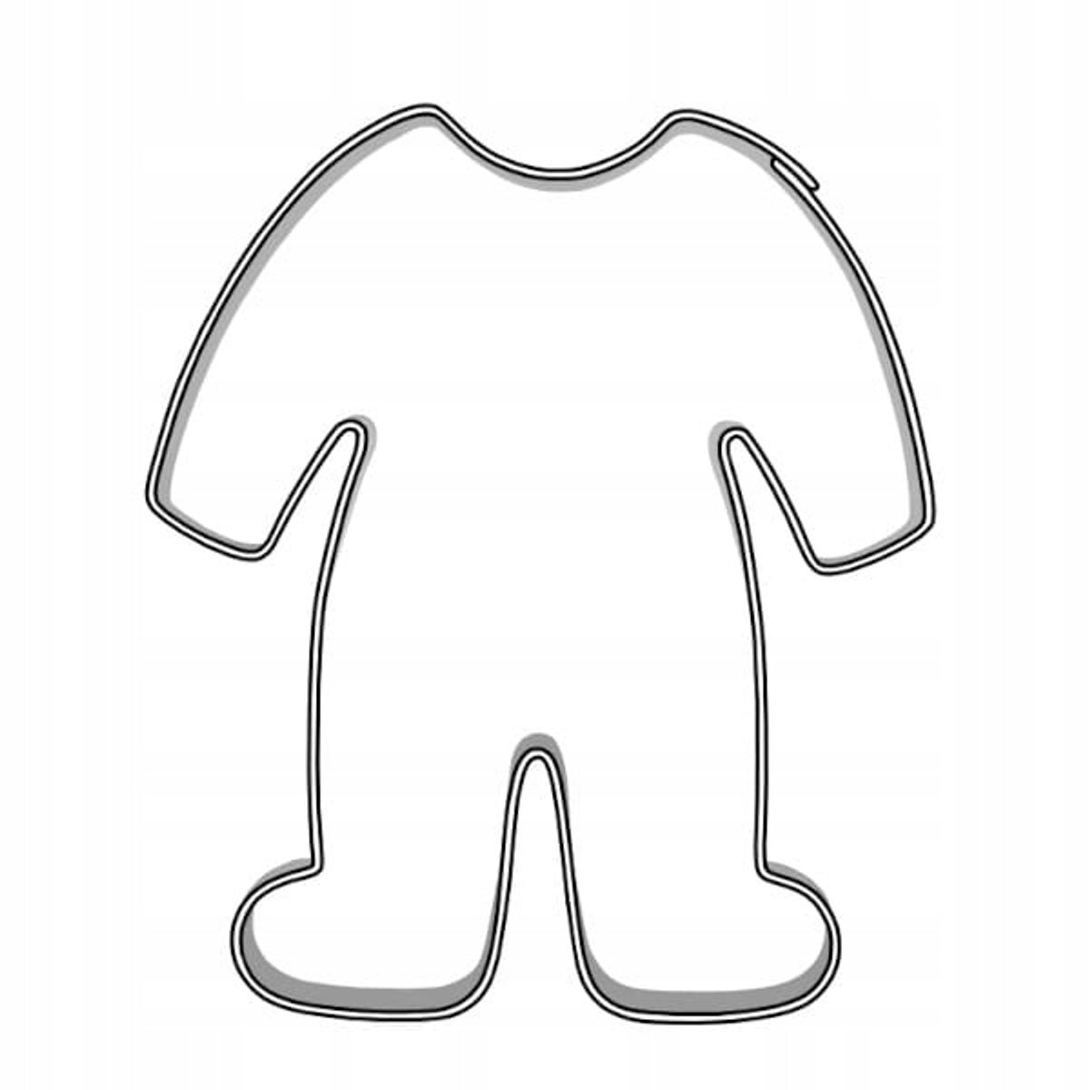 Baby Onesie Koekjesvorm 6 cm - Geboorte & Doop Decoratie