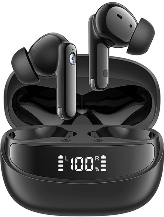 Nuroum HP31DU Bluetooth-headset – ENC Ruisonderdrukking, 45 Uur Batterij, Multipoint – Voor Pc, Mac, Laptop En Telefoon