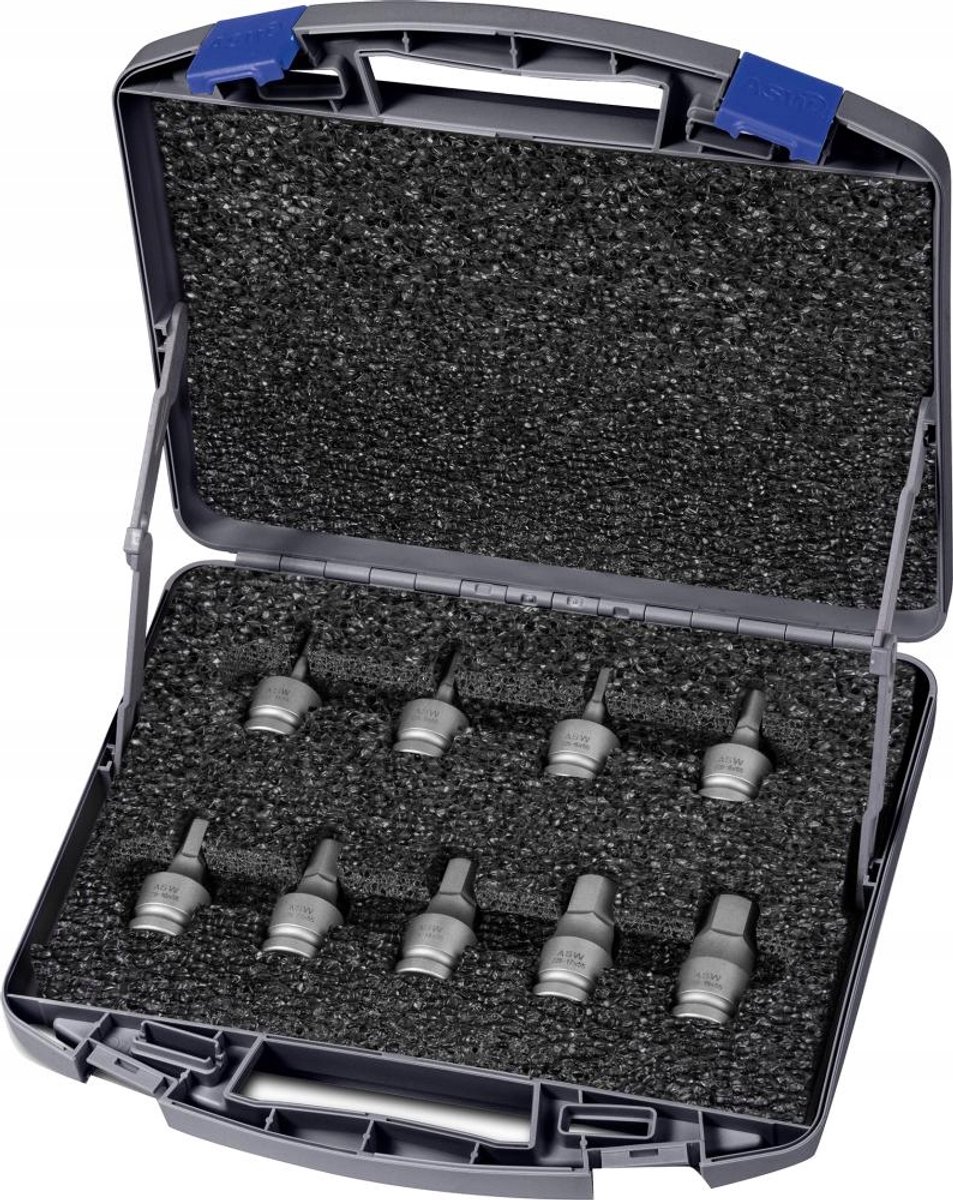 ASW Slagdoppen Set 1/2" 9-delig - Kwaliteit Gereedschap